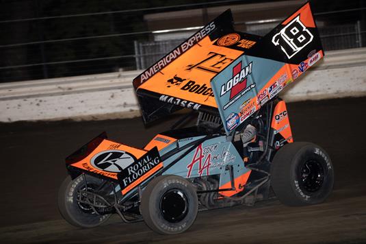 Madsen Charges Into Top-5 at Stockton Dirt Track