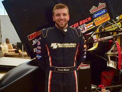 CARSON McCARL TO PILOT THE MIKE SANDVIG #7 IN 2018
