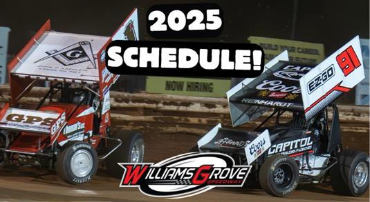 2025 Williams Grove Speedway Schedule Released