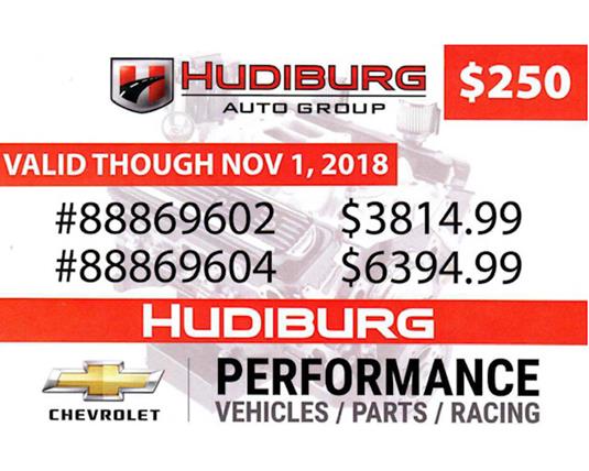 Hudiburg Chevrolet to be Marketing Partner with Longdale Speedway in 2019!