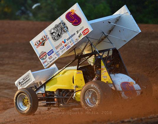 Hagar Leads First Half of ASCS National Tour Race at I-30 Despite Part Failure