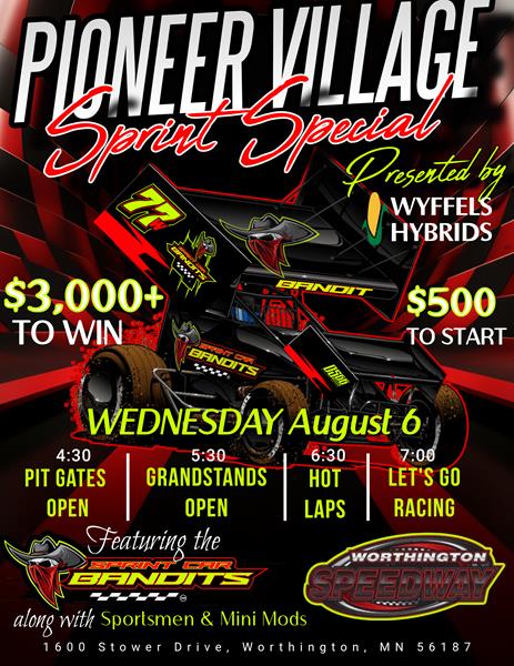 Sprint Car Bandits at Worthington Speedway