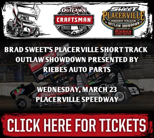 WoO Placerville Speedway March 23 Come See Kyle Larson!