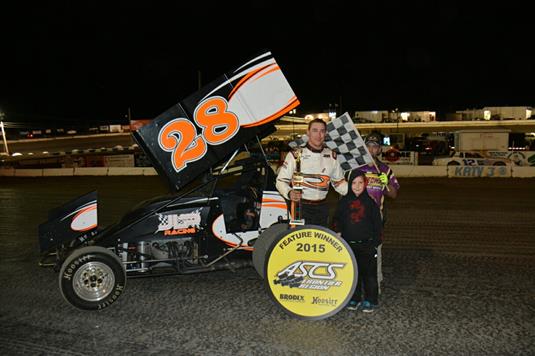 Joe Perry Breaks into ASCS Frontier Victory Lane