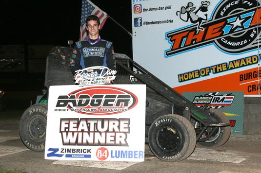 "Special July 4th event for Badger Midgets at Beaver Dam Raceway"  "Only appearance for series at track this season "