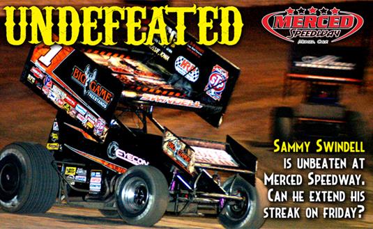 Swindell Seeks to Remain Undefeated at Merced on Friday Night