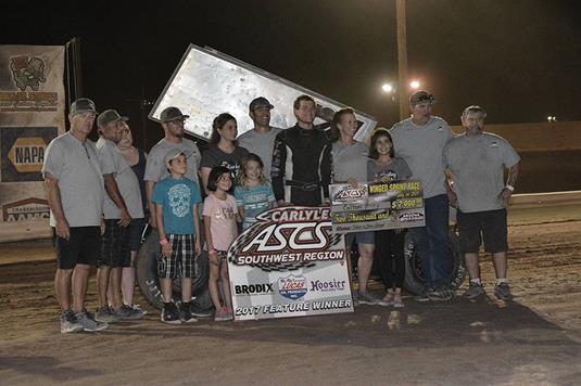 Hardy Wins Steve Stroud Tribute with ASCS after Rough Week in California