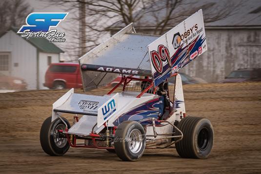 Adams Shows Big Improvement in Second Season in a Sprint Car