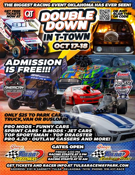 Two Tracks. One Epic Weekend! “Throwdown in T-Town” & “Dirt Down in T-Town” combine for Two Nights of Non-Stop Action!