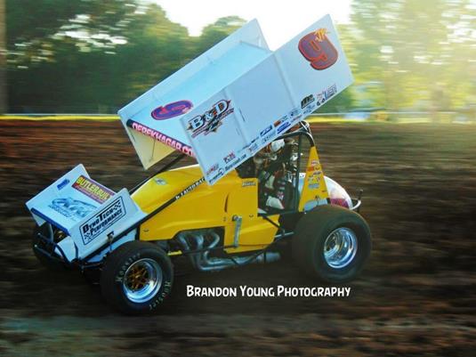 Hagar Handles Rough Track at I-30 for 10th Podium Finish in Last 11 Races