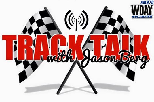 Track Talk Monday night 7-8:30 this week