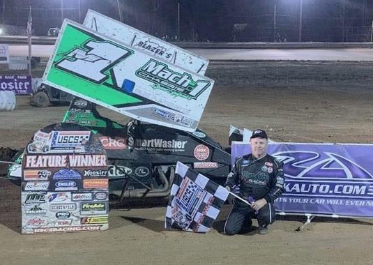 Sunbury, Pennsylvania's Mark Smith  won his third USCS Outlaw Thunder Tour presented by K&N Filters of the 2021 season