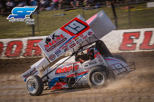 Marks charges to a top-five during Jokers Wild at Eldora; Lernerville, Lincoln, Williams Grove next