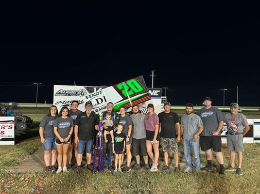 THE ROCKET SURGES: Jeremy Huish Goes from 8th at WaKeeney to Win the Opening Night of Speedweeks