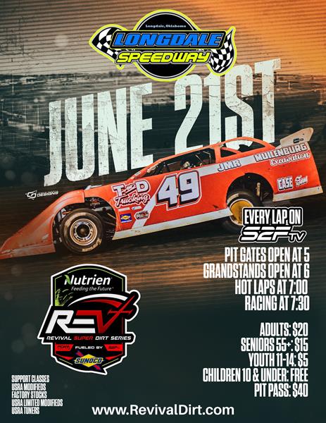 POWRi REVIVAL Dirt Late Model Series at Longdale Speedway