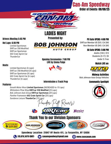 It's RACE DAY at Can-Am Speedway!