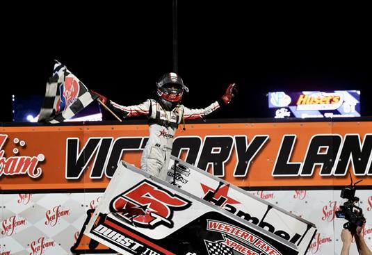 Timms, Barger and Dann Net First Huset’s Speedway Victories of Season During Goodin Company Night