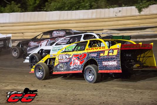 Chad Davis Wins Iron Man Modified Makeup Feature At Creek County Speedway