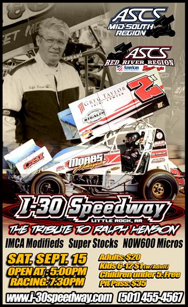 ASCS Red River and Mid-South Regions Back At I-30 Speedway For Ralph Henson Memorial