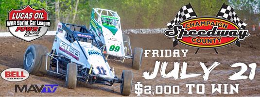 POWRI LUCAS OIL WAR EAST SPRINTS SET FOR TWO DAY WEEKEND - $2,000 TO WIN PLUS MAVTV COVERAGE