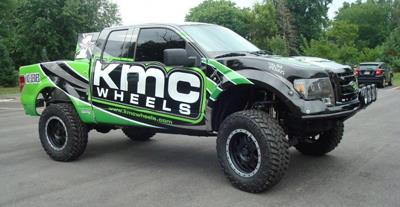 KMC Wheels Showcases Unique Truck at Knoxville Nationals