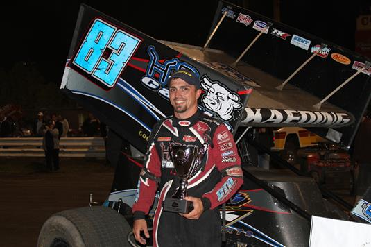 Tim Kaeding wins KWS feature at Calistoga Speedway Sunday night