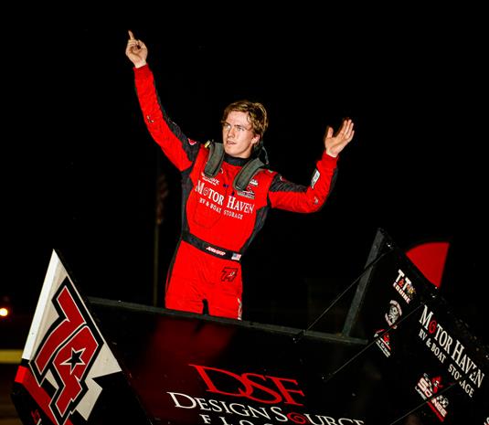 Doney earns POWRi 410 victory while Tosh edges Brown for Full Fender Showdown triumph at Lucas Oil Speedway