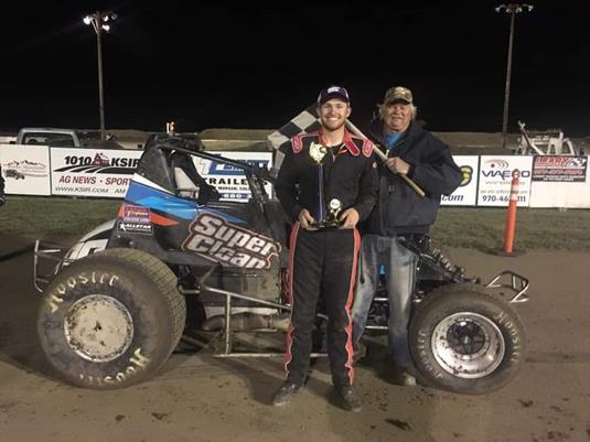 Taylor Scores Another Non-Wing Win and Runs Second in Midget