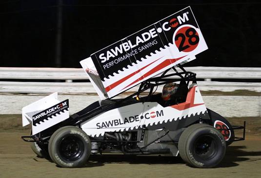 Thorson Guides SawBlade.com Sponsored Car to Top Five at Bubba Raceway Park