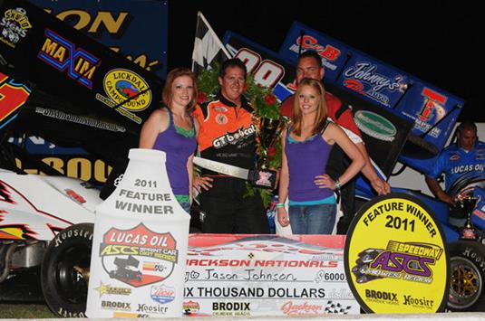Jason Johnson Adds Another Lucas Oil ASCS Win with Jackson Nationals Triumph!
