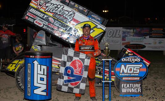 HOME AWAY FROM HOME: David Gravel claims fourth win at Wilmot Raceway