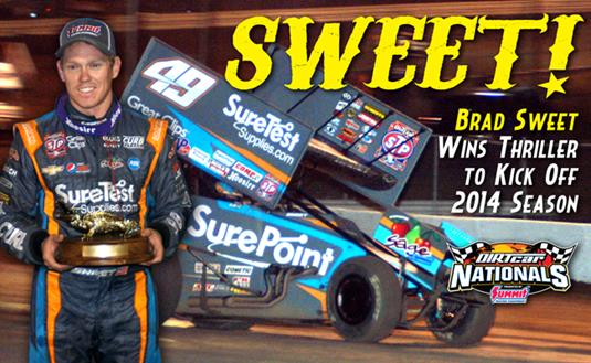 Sweet Thrills in World of Outlaws STP Sprint Car Opener