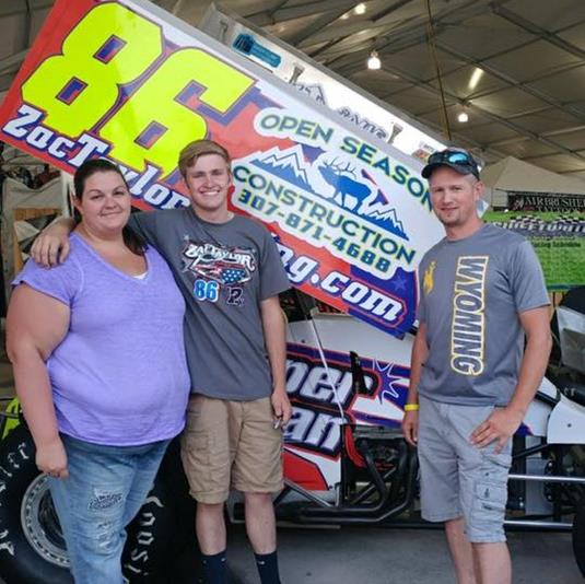Taylor Excited for ASCS Debut in Front of Hometown Crowd