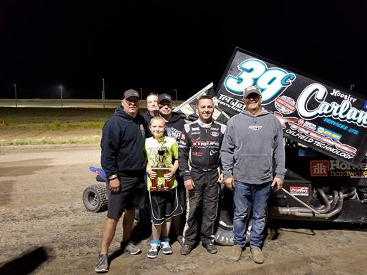 Rilat Nets Second Straight Sprint Car Win in Montana