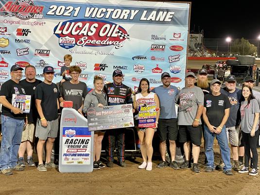 Hagar wins again, Smith takes WAR feature as Hockett/McMillin Memorial primed for Saturday-night finish at Lucas Oil Speedway