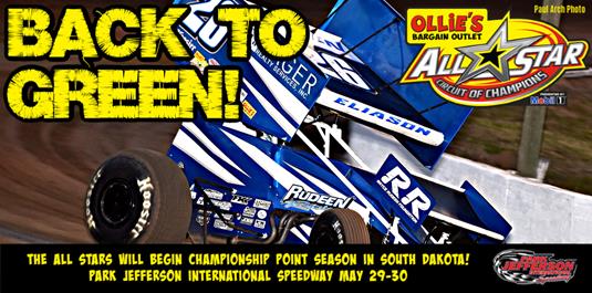 All Stars will begin 2020 championship points season with Park Jefferson International Speedway starts on Friday and Saturday, May 29-30