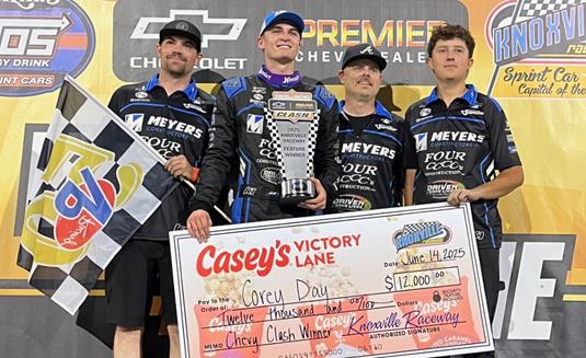 Corey Day Tops World of Outlaws for Second Year in a Row at Knoxville!