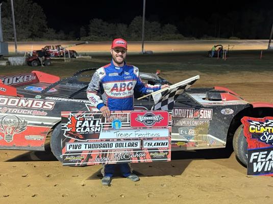 Feathers Claims Fall Clash at Clinton County Speedway