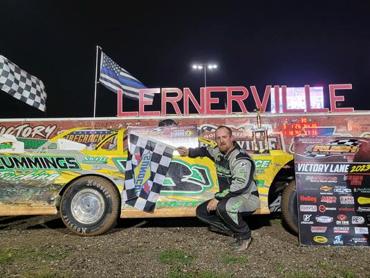 JEREMY WONDERLING’S 1ST CAREER LERNERVILLE WIN EXTENDS HIS HOVIS RUSH LATE MODEL FLYNN’S TIRE TOUR POINTS LEAD; BLAZE MYERS (SPRINTS) & AYDEN CIPRIANO