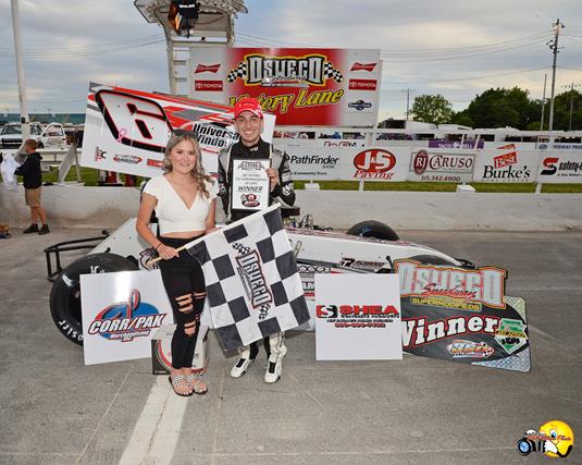 Josh Sokolic from Start to Finish for First J&S Paving 350 Supermodified Win of 2024 Season