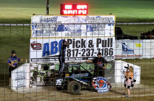 Lawrence Captures First Career Midget Victory at Boyd Raceway