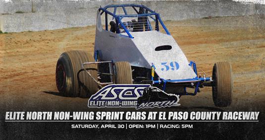 Elite North Non-Wing Sprint Cars On Track At El Paso County Raceway