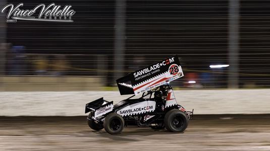 Bogucki Guides SawBlade.com Sponsored Car Into Vankor Texas Sprint Car Nationals A Mains