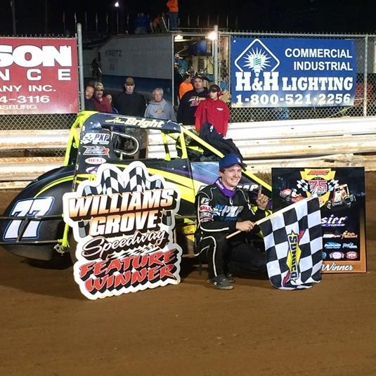 Bright Records Back-to-Back ARDC Midgets Wins at Williams Grove and Lincoln