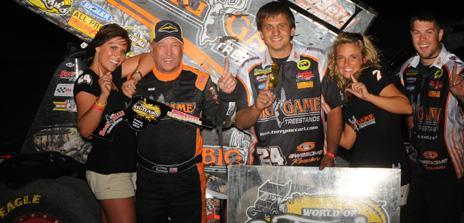 Swindell Slices to Win at Dodge City: Scores First World of Outlaws Victory Since 2006 in Opener of Boot Hill Showdown