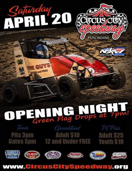 Circus City Speedway Opens 2019 NOW600 Weekly Racing Season on Saturday