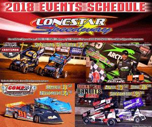2018 LoneStar Speedway Schedule Provides Fans & Teams with Wide Range of Premier Events!
