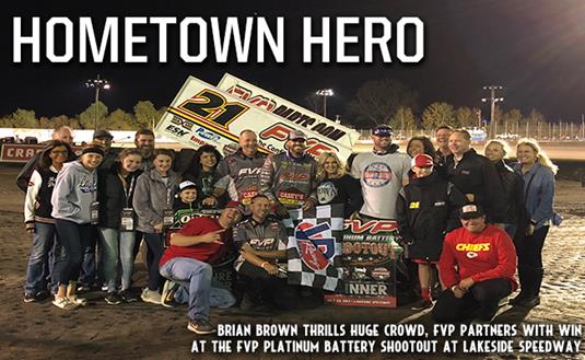 Brian Brown Thrills Hometown Crowd with Outlaw Win at Lakeside