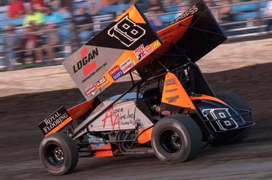 Ian Madsen Pockets World of Outlaws Top-10 at Lake Ozark