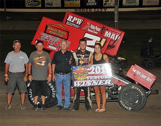 Blurton Victorious at Dodge City After Taking Wife’s Advice